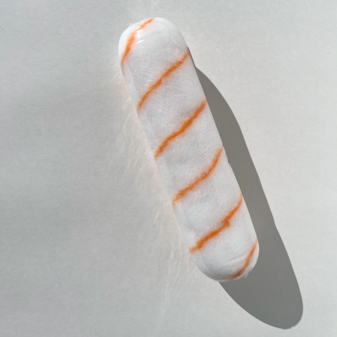 Sold by EVA GOODS ~ ROLLINGDOG Paint Roller Sleeves 9 Inch - 3/4 Nap Lint Free Polyester for Rough Wall Painting (Pack of 3), 9" Polyester Roller Cover (3PC)