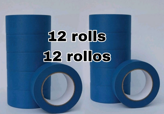 12pc (1.88”) - Blue Masking Tape