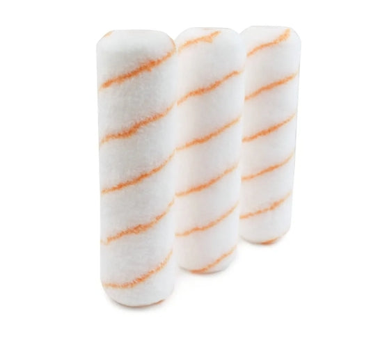 Sold by EVA GOODS ~ ROLLINGDOG Paint Roller Sleeves 9 Inch - 3/4 Nap Lint Free Polyester for Rough Wall Painting (Pack of 3), 9" Polyester Roller Cover (3PC)