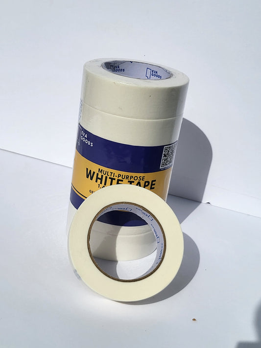 White 6 Pack 1.41 inches - White Tape