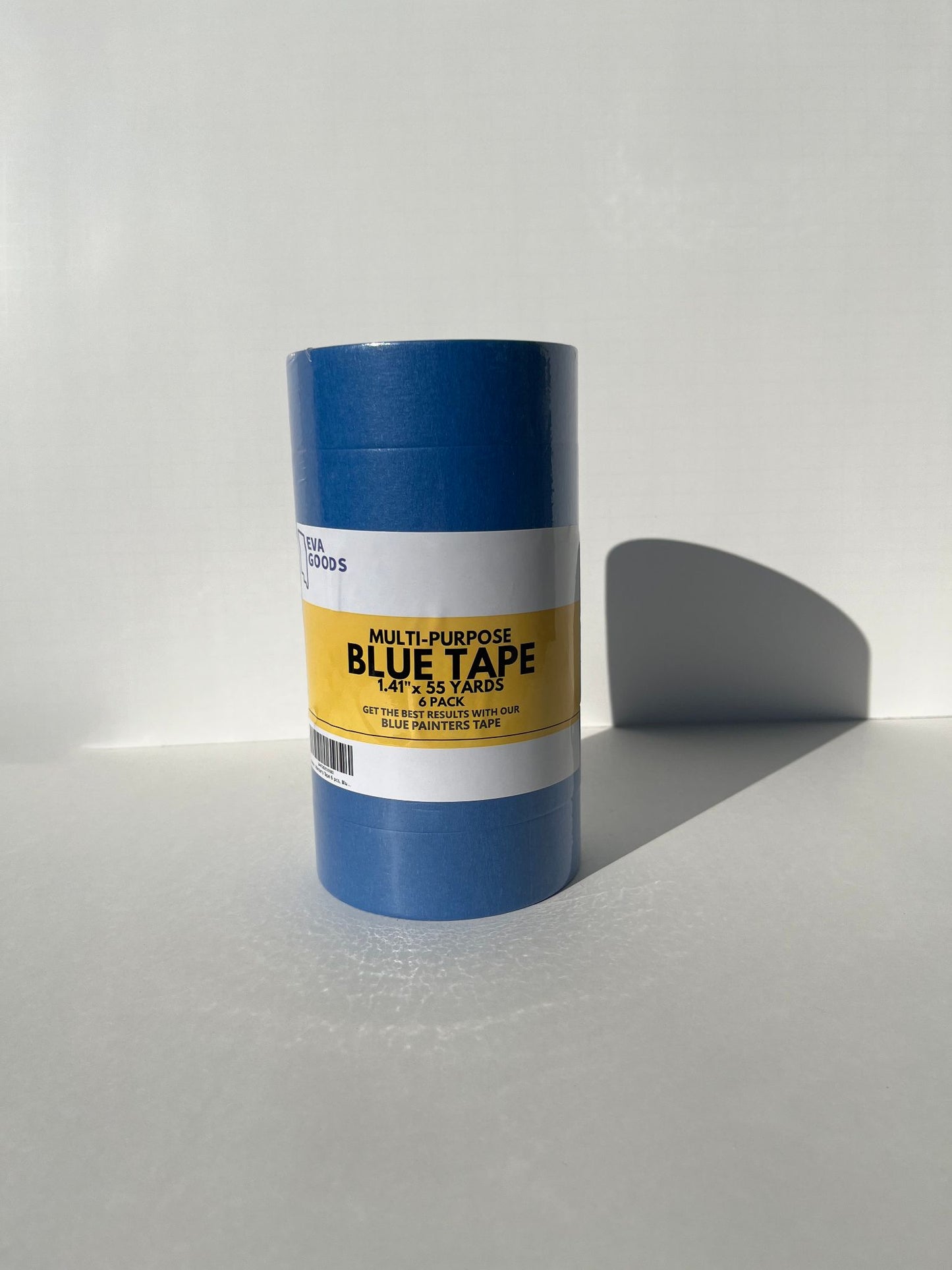 6 Pack - 1 1/2 inches Blue Masking Tape 1.41 inches